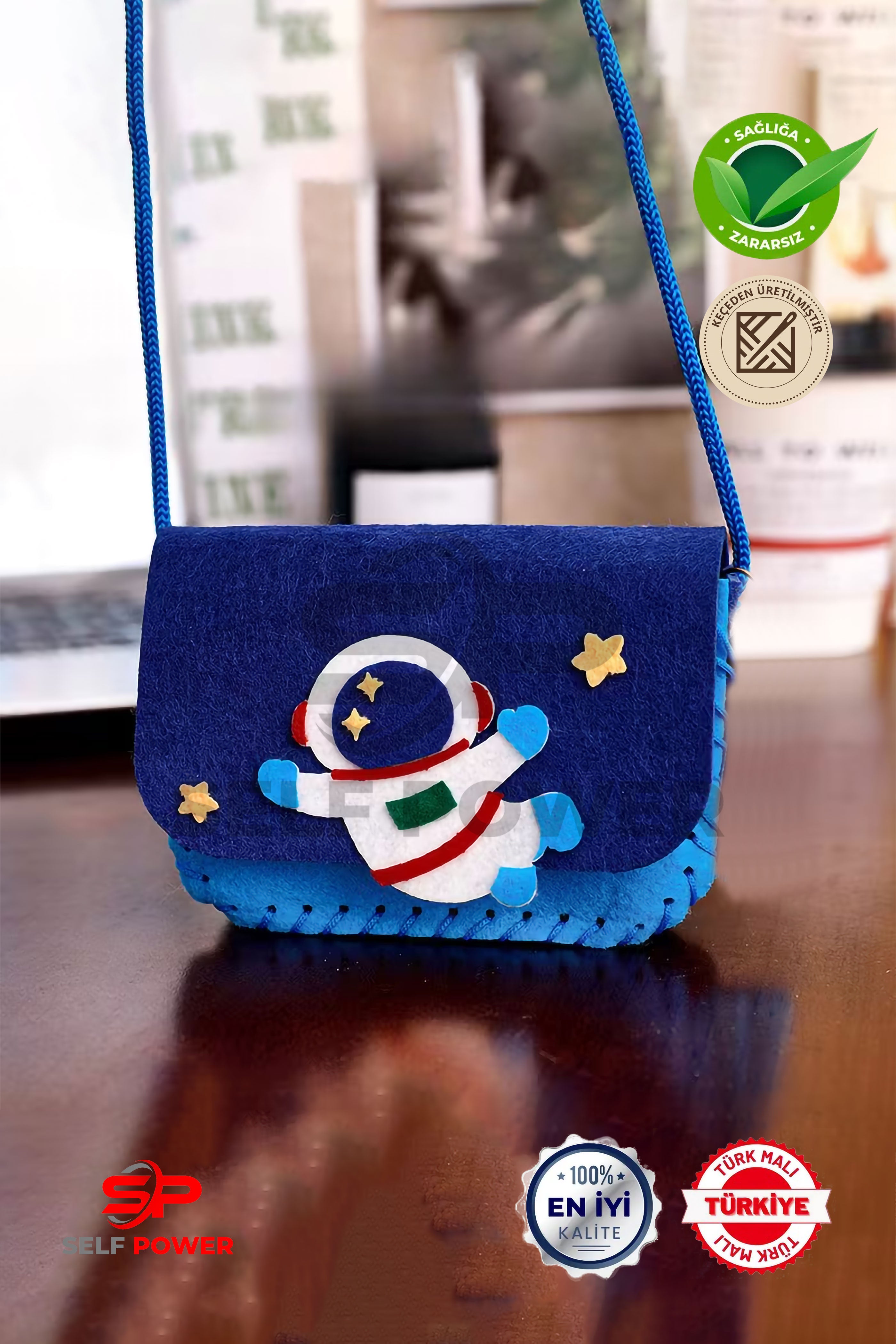 4 Adet Keçe'den üretilmiş Eğitici Fiğürlü Şık Motor beceri gelişimi çanta dikiş Kiti ip iğne dahil